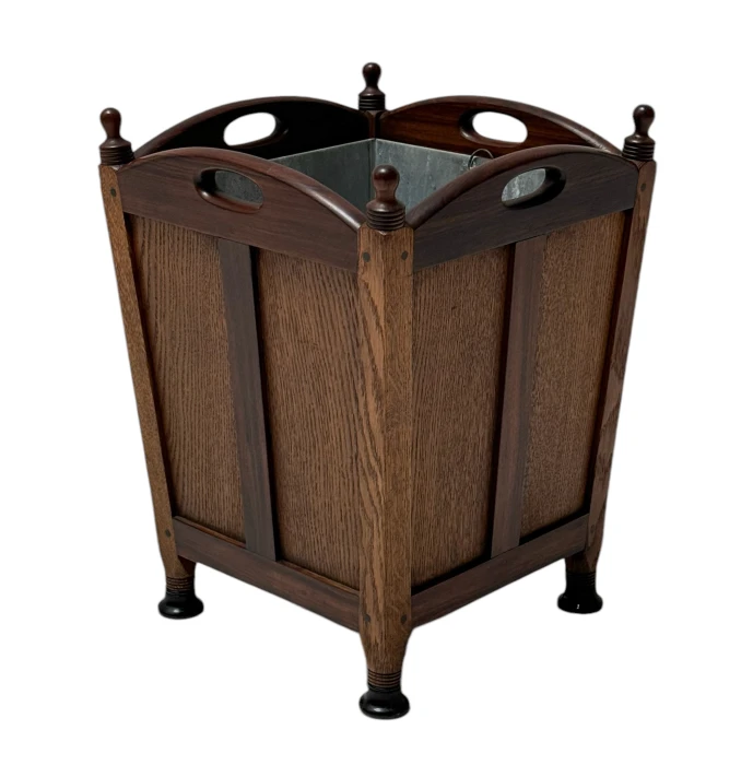 Jac. van den Bosch Art Deco Amsterdamse School Litter Basket for 't Binnenhuis